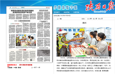 彩虹多多西北集团珑樾府项目高温慰问——《陕西日报》